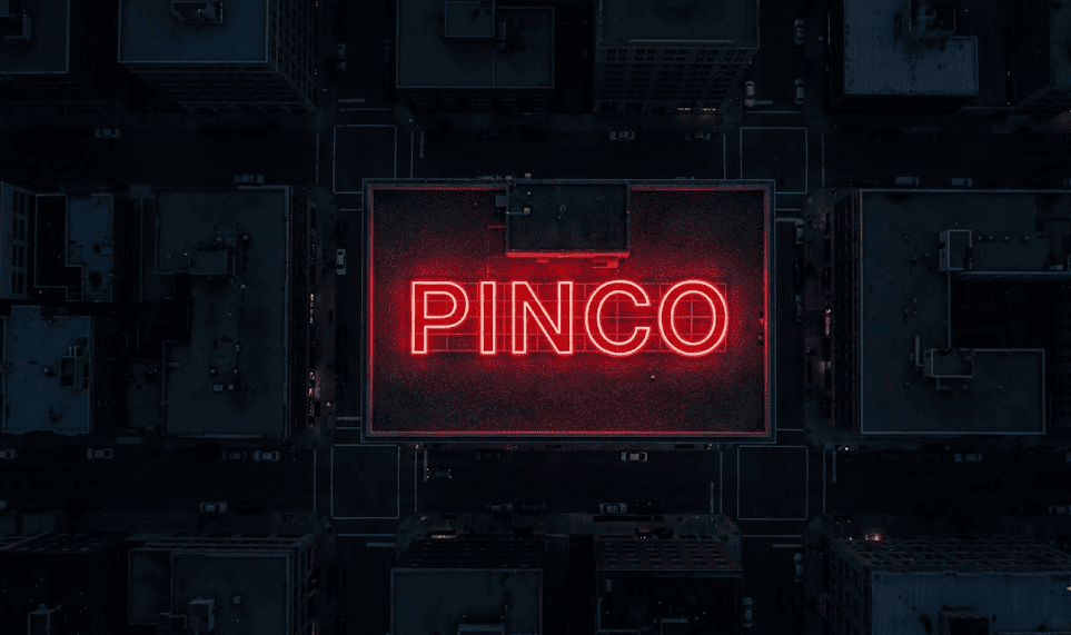 Pinco casino neon tasarım